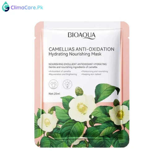 Bioaqua Camellias Anti-Oxidation Hydrating Nourishing Facial Sheet Mask