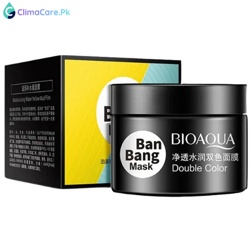 Bioaqua Double Color Face Mask for Cleansing - BanBang Mud Mask 50g+50g
