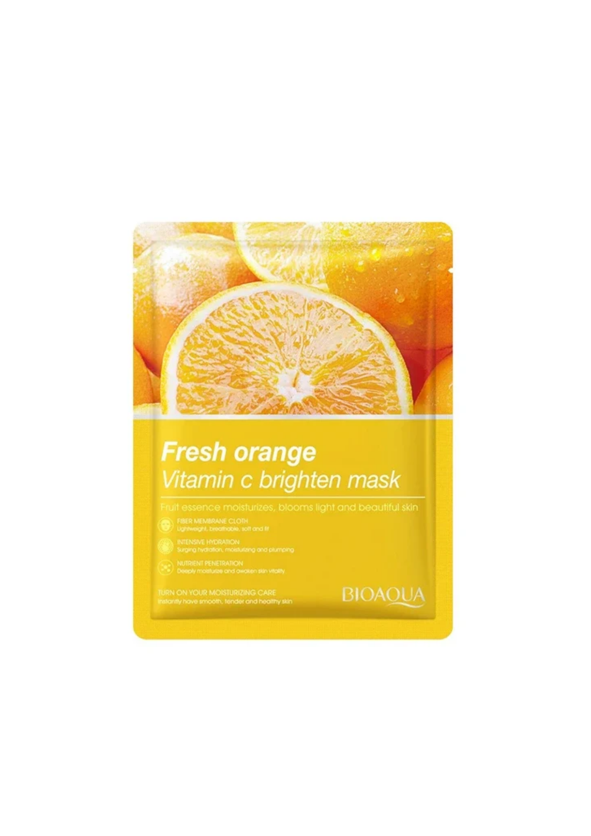 BIOAQUA Freshen Orange Vitamin C Brighten Face Sheet Mask 25g