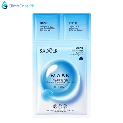 BIOAQUA Hyaluronic Acid Moisturizing Three-Step Facial Mask