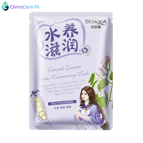 Bioaqua Natto Extract Plant Essence Facial Sheet Mask