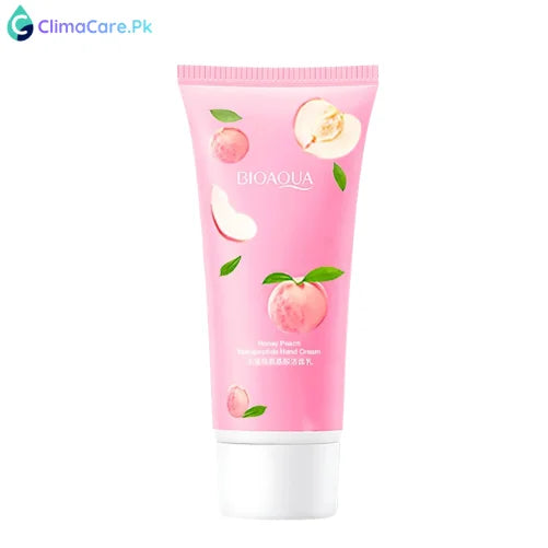 Bioaqua Peach Extract Hexapeptide Ferment Hand Cream 30g