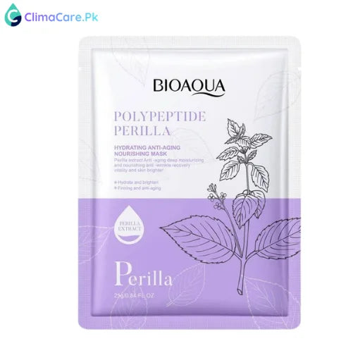 Bioaqua Polypeptide Perilla Hydrating Anti-Aging Face Sheet Mask