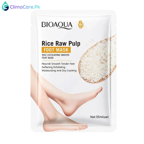 Bioaqua Rice Raw Pulp Foot Care Mask 35g