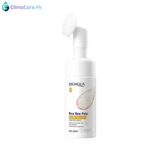 Bioaqua Rice Raw Pulp Clean Mousse Facial Cleanser 120ml