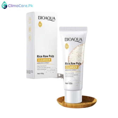 BIOAQUA Rice Raw Pulp Facial Cleanser 100g | Gentle Moisturizing Face Wash