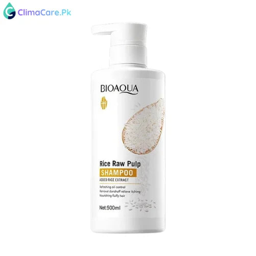 Bioaqua Rice Shampoo - Anti-Dandruff & Oil Control Shampoo - 500ml