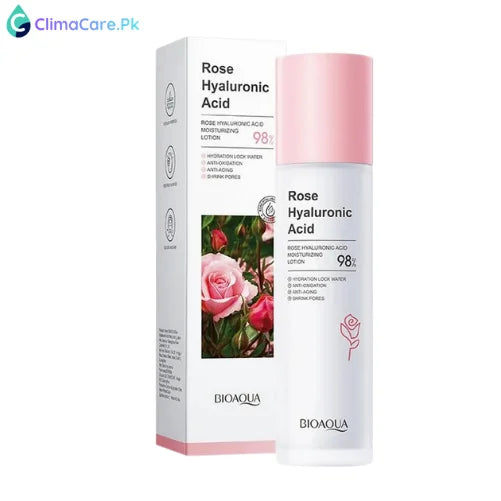 Bioaqua Rose Hyaluronic Acid Moisturizing Anti-Aging Lotion - 100ml