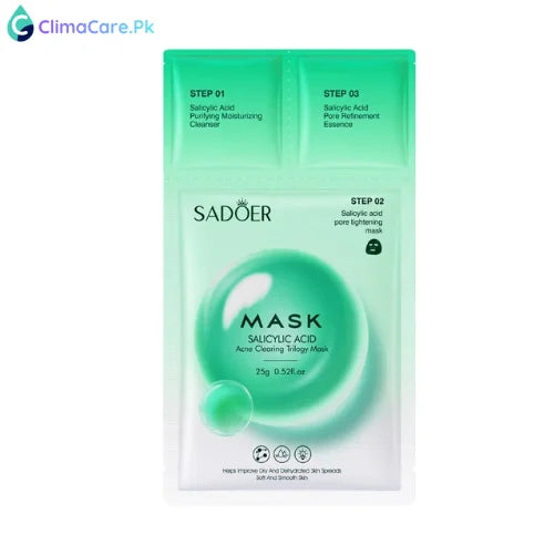 BIOAQUA Salicylic Acid Acne Clearing Three-Step Facial Mask