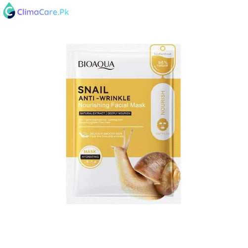 Bioaqua Snail Anti-Wrinkle Nourishing Facial Sheet Mask