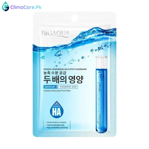 Bioaqua Squalane Hyaluronic Acid Facial Sheet Mask