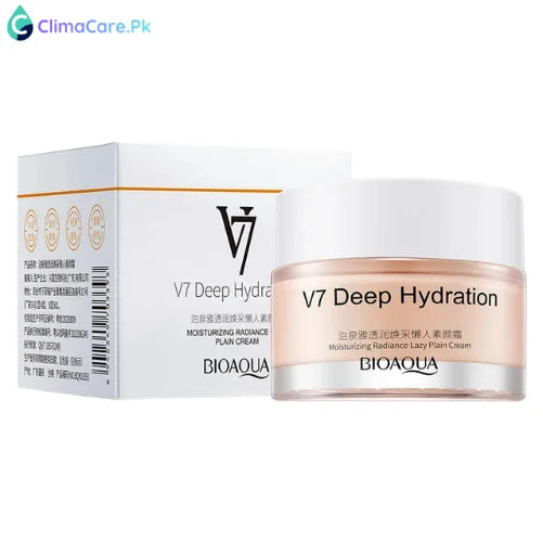 Bioaqua V7 Lazy Cream - All-in-One Makeup Base & Moisturizer - 50g