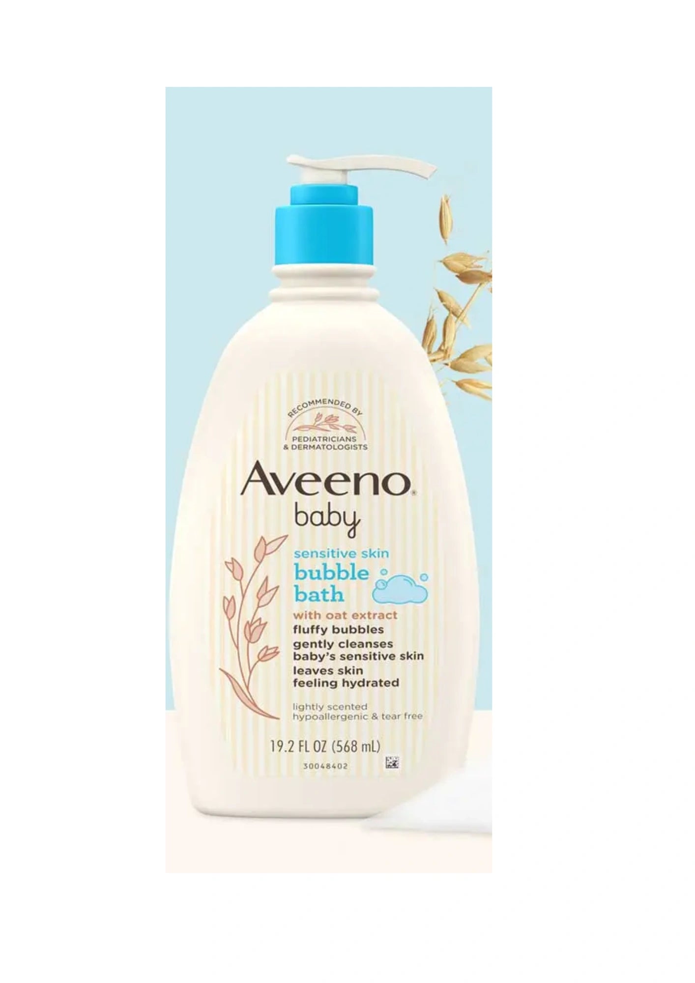 Baby Sensitive Skin Bubble Bath With Oat Extract(568 Ml)