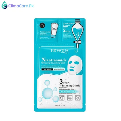 Bioaqua 3 Step Nicotinamide Whitening Facial Mask