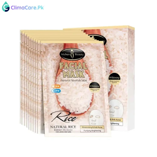 Bioaqua Rice Whitening Rejuvenation Facial Sheet Mask 25ml