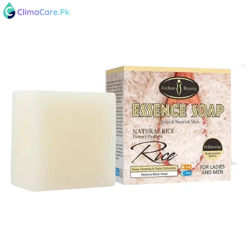 Bioaqua Rice Handmade Soap - Brightening & Deep Cleansing Facial Bar - 100g
