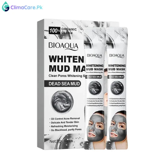 Bioaqua Dead Sea Mud Whitening Mud Mask 8g*10 Pcs