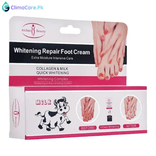 Bioaqua Extra Moisture Milk Whitening Repair Foot Cream 100g