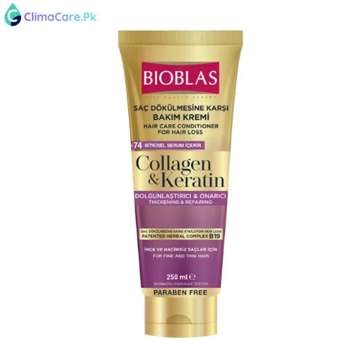 Glow Beauty Bioblas Collagen & Keratin Hair Conditioner - 250ml