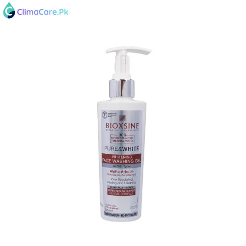Glow Beauty Bioxsine Pure & White Whitening Face Wash Gel - 200ml