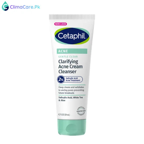 Cetaphil Gentle Clear Clarifying Acne Cream Cleanser