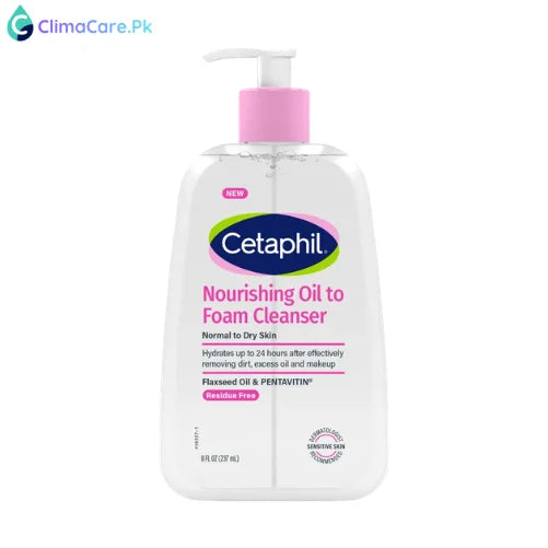 Cetaphil Nourishing Oil to Foam Cleanser