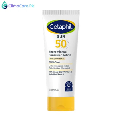 Cetaphil Sheer Mineral Sunscreen Lotion SPF 50