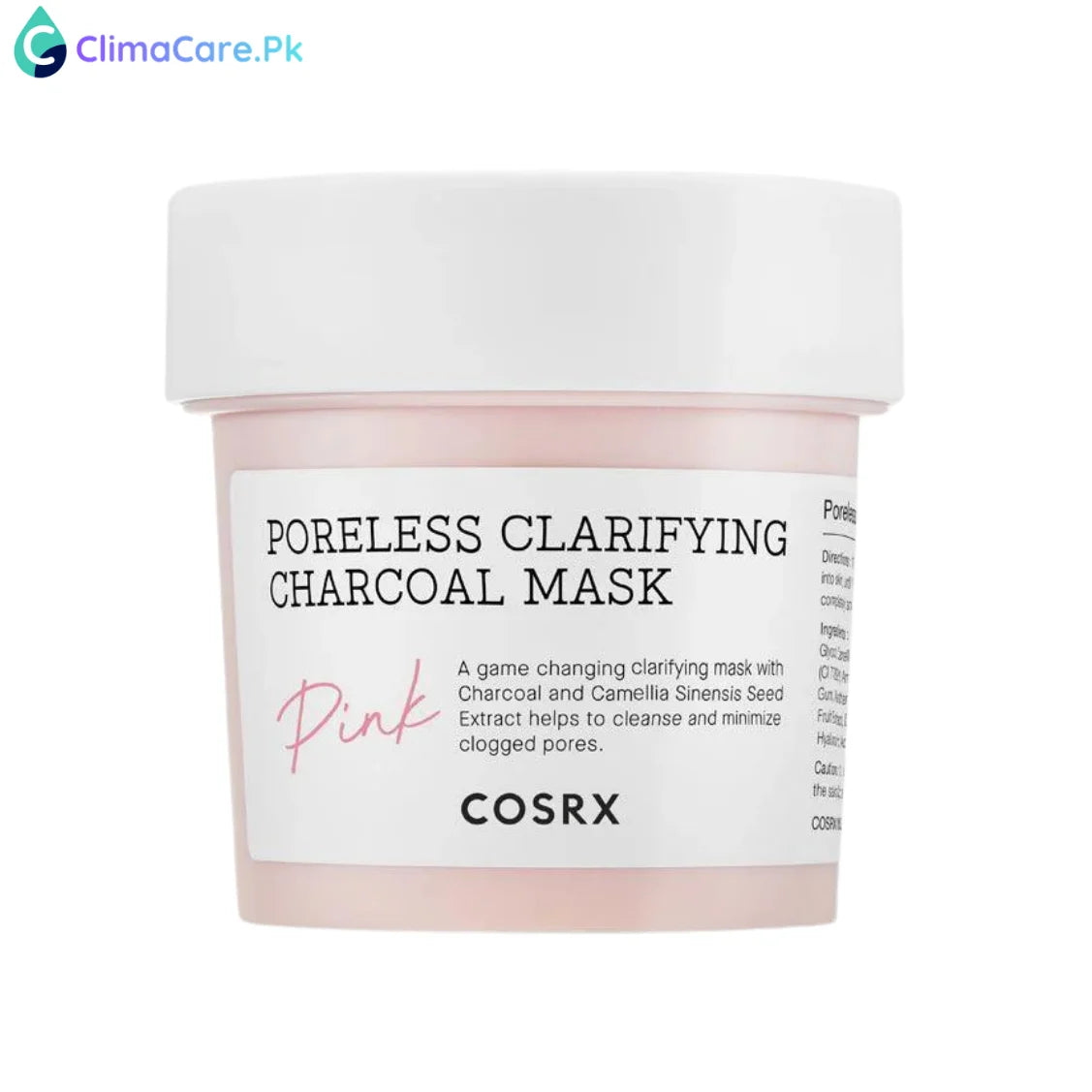 Cosrx Poreless Clarifying Charcoal Mask Pink