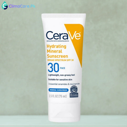 CeraVe Hydrating Mineral Sunscreen SPF 30 Face Lotion