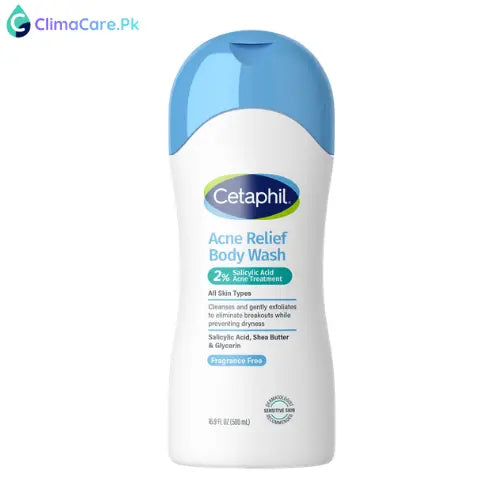 cetaphil Acne Relief Body Wash with 2% Salicylic Acid for Clear, Healthy-Looking Skin