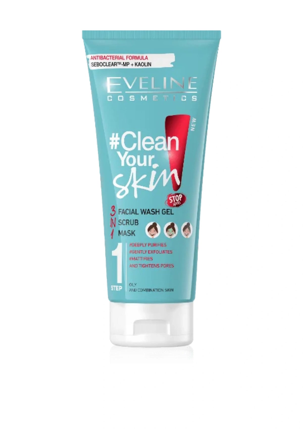 Clean Your Skin Gel + Scrub + Mask – 3-in-1