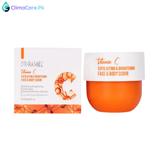 DR RASHEL Vitamin C Exfoliating & Brightening Face & Body Scrub, 250g