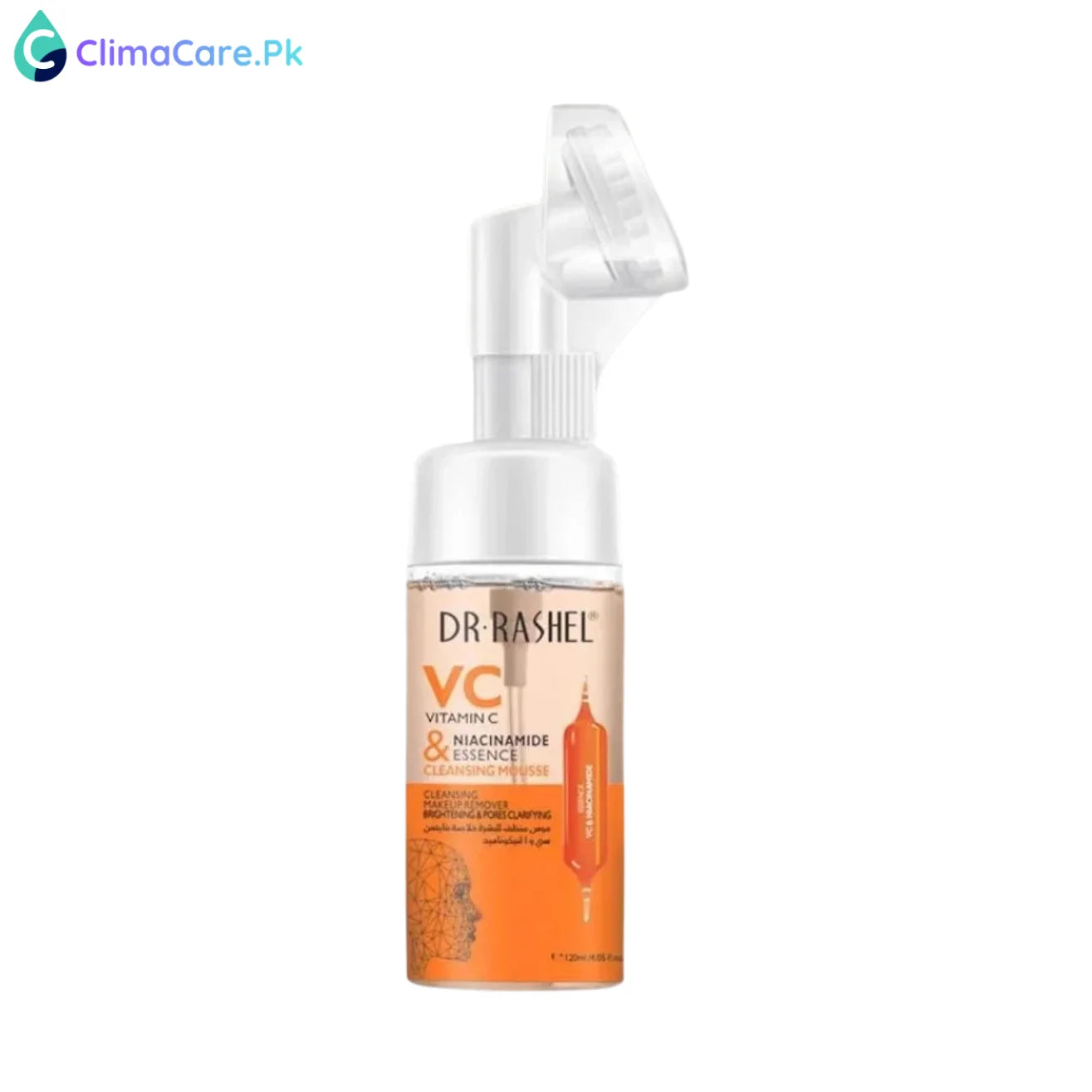 DR RASHEL Vitamin C & Niacinamide Essence Cleansing Mousse, 120ml