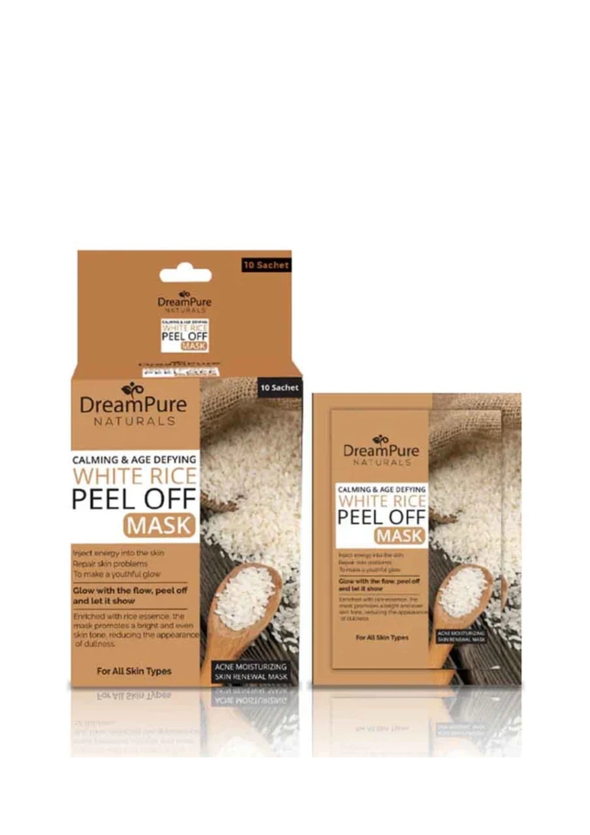 Dream Pure Naturals Calming & Age Defying White Rice Peel Off Mask