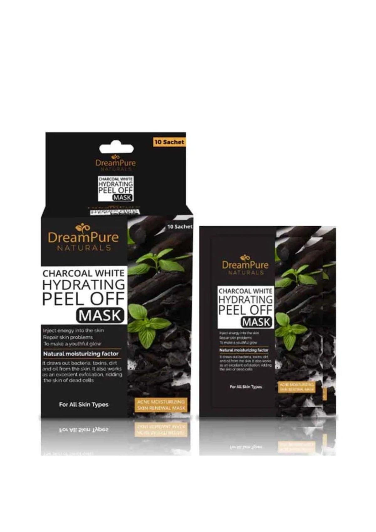 Dream Pure Naturals Charcoal white Hydrating Peel Off Mask