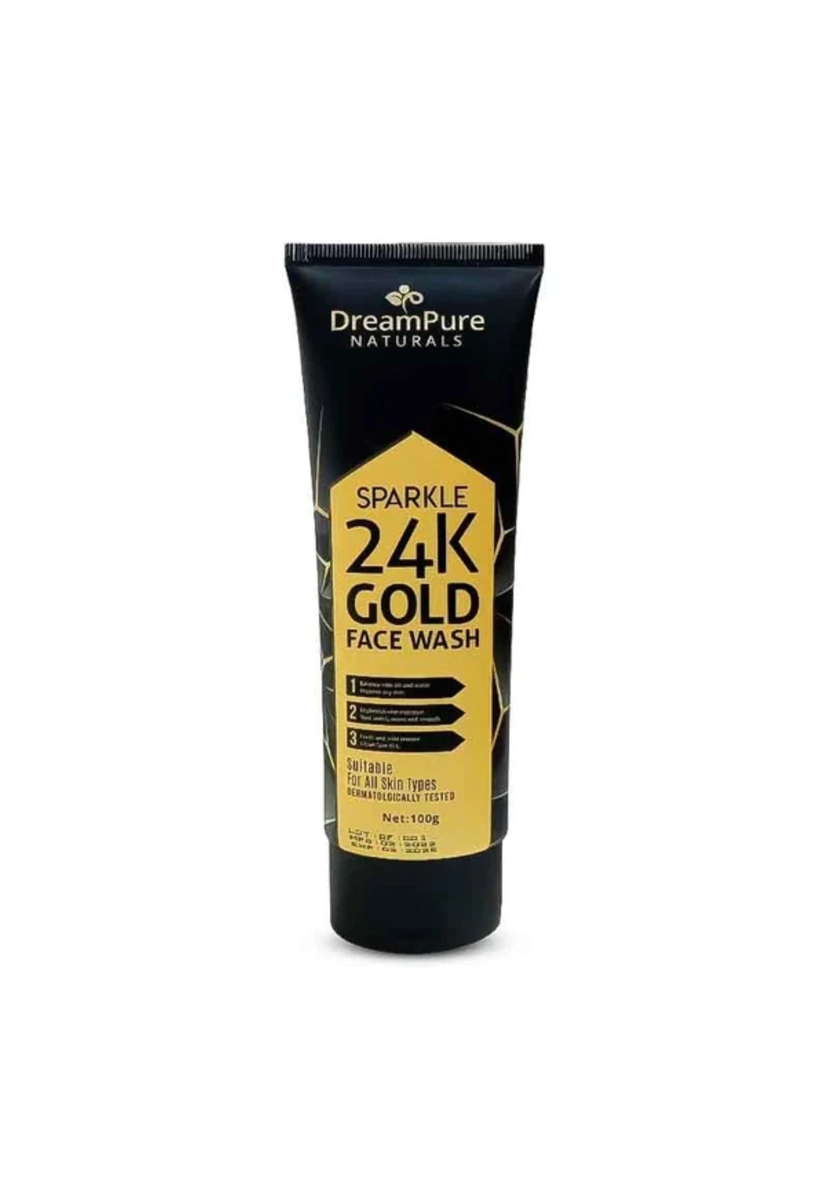 Dream Pure Sparkle 24K Gold Face Wash