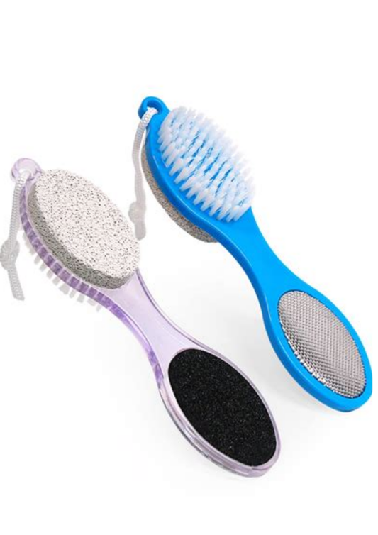 Dual-Sided Pumice & Cleaning Brush