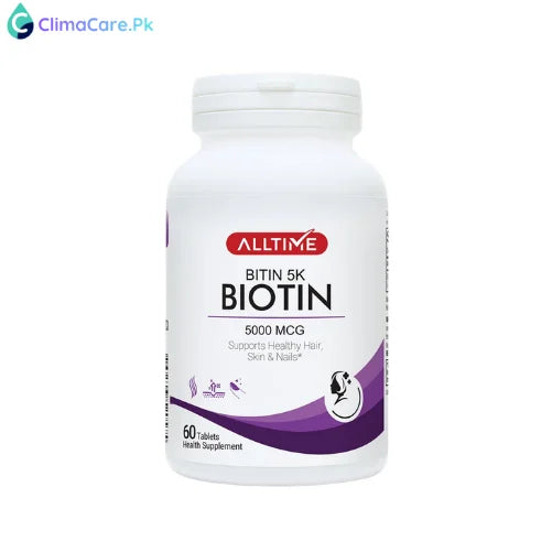 Essentials Healthcare AllTime Bitin 5K Biotin Tablets