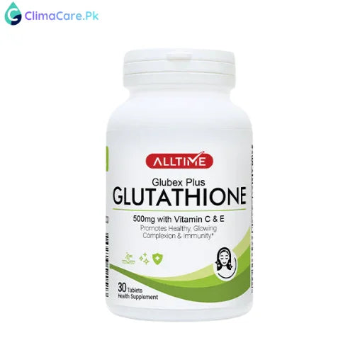 Essentials Healthcare AllTime Glubex Plus Glutathione 500mg Tablets