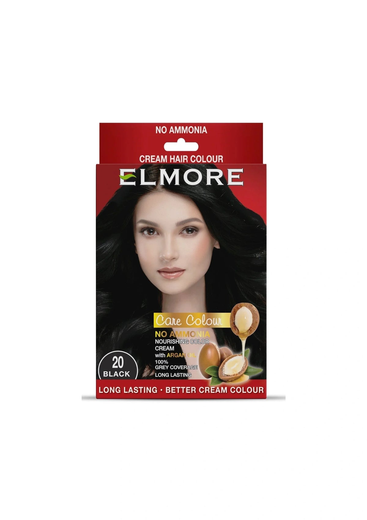 Elmore Cream Hair Color 20 Black