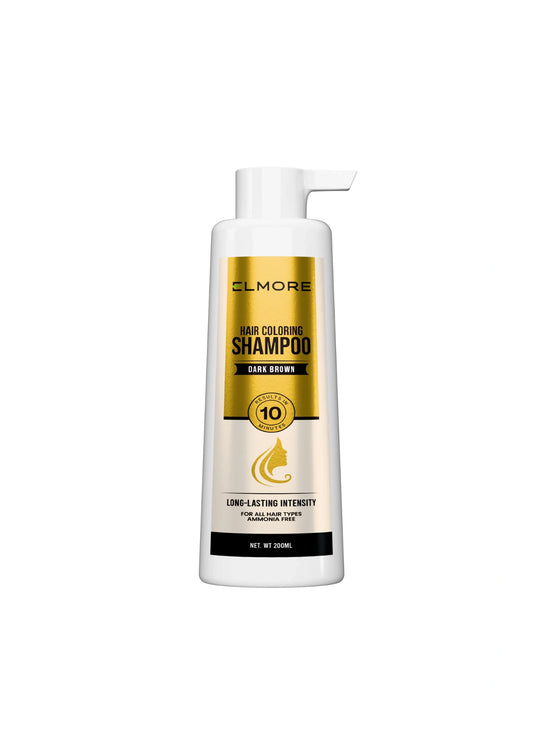 Elmore Hair Coloring Shampoo – Dark Brown 200m