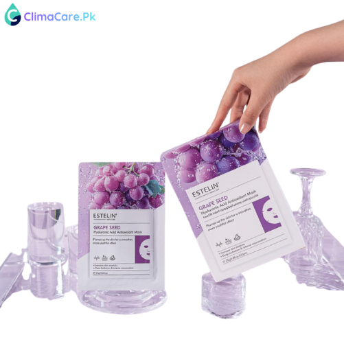 Estelin Grape Seed Face Sheet Mask 10 PCS