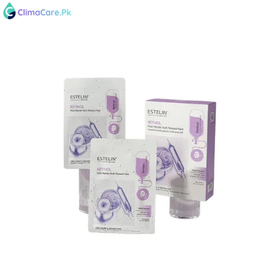 Estelin Retinol Face Sheet Mask – Youth Renewal Mask 10 PCS
