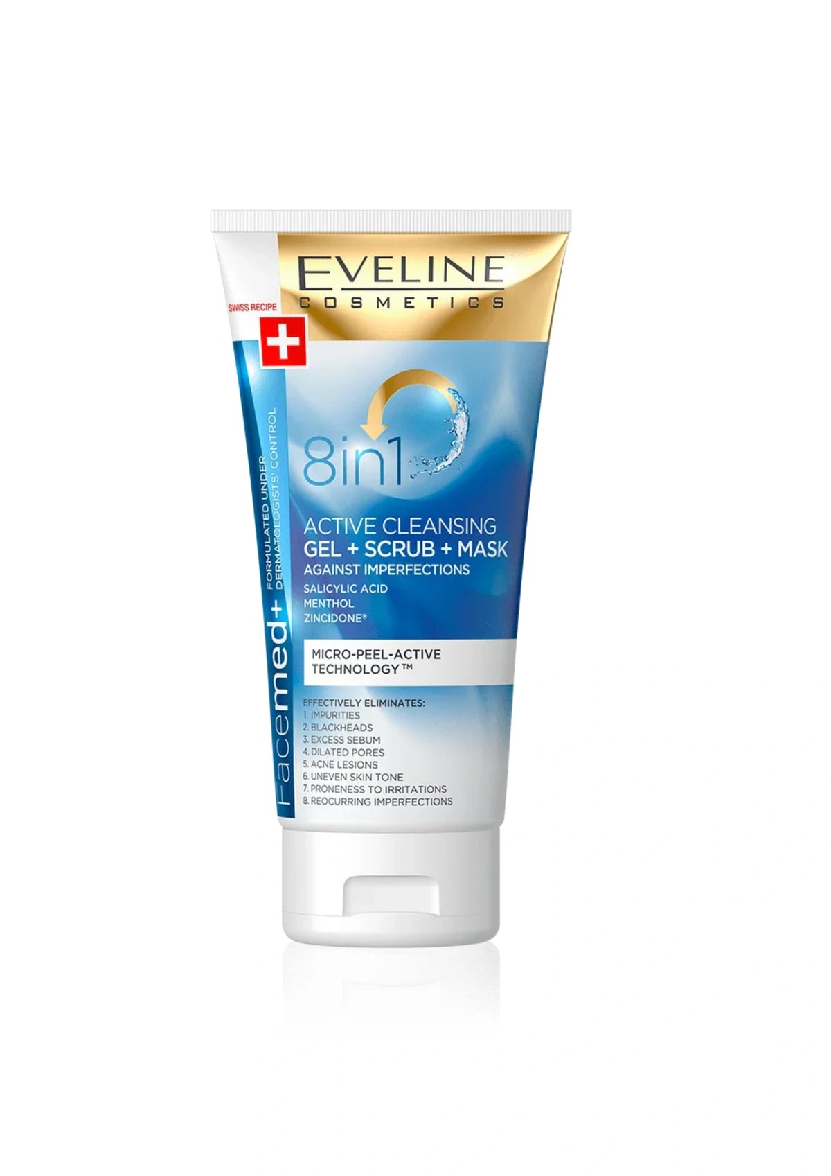 Facemed+ 8in1 Active Cleansing Gel + Scrub + Mask