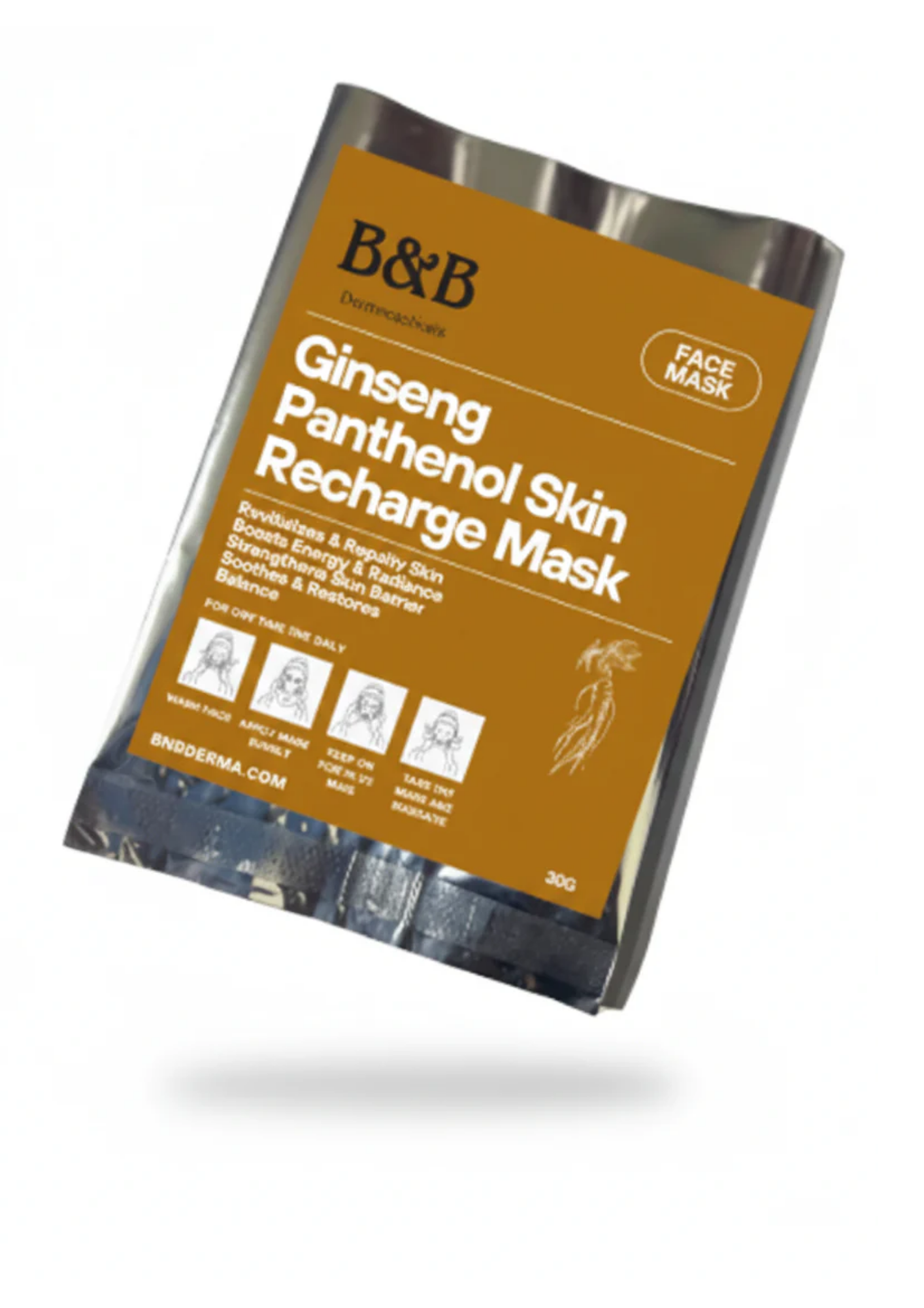 Ginseng Panthenol Skin Recharge Mask Face Sheet