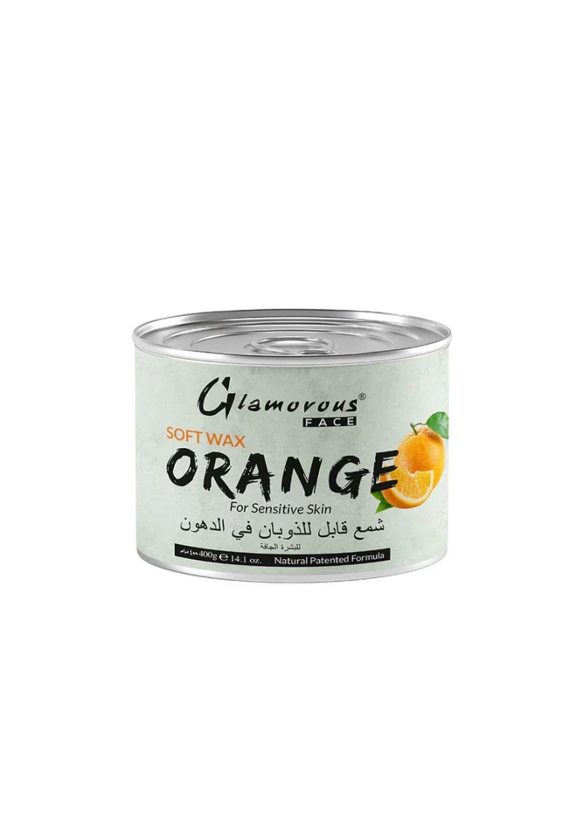 Glamorous Face Hair Removal Soft Wax (Orange) 400g for Dry Skin Tone
