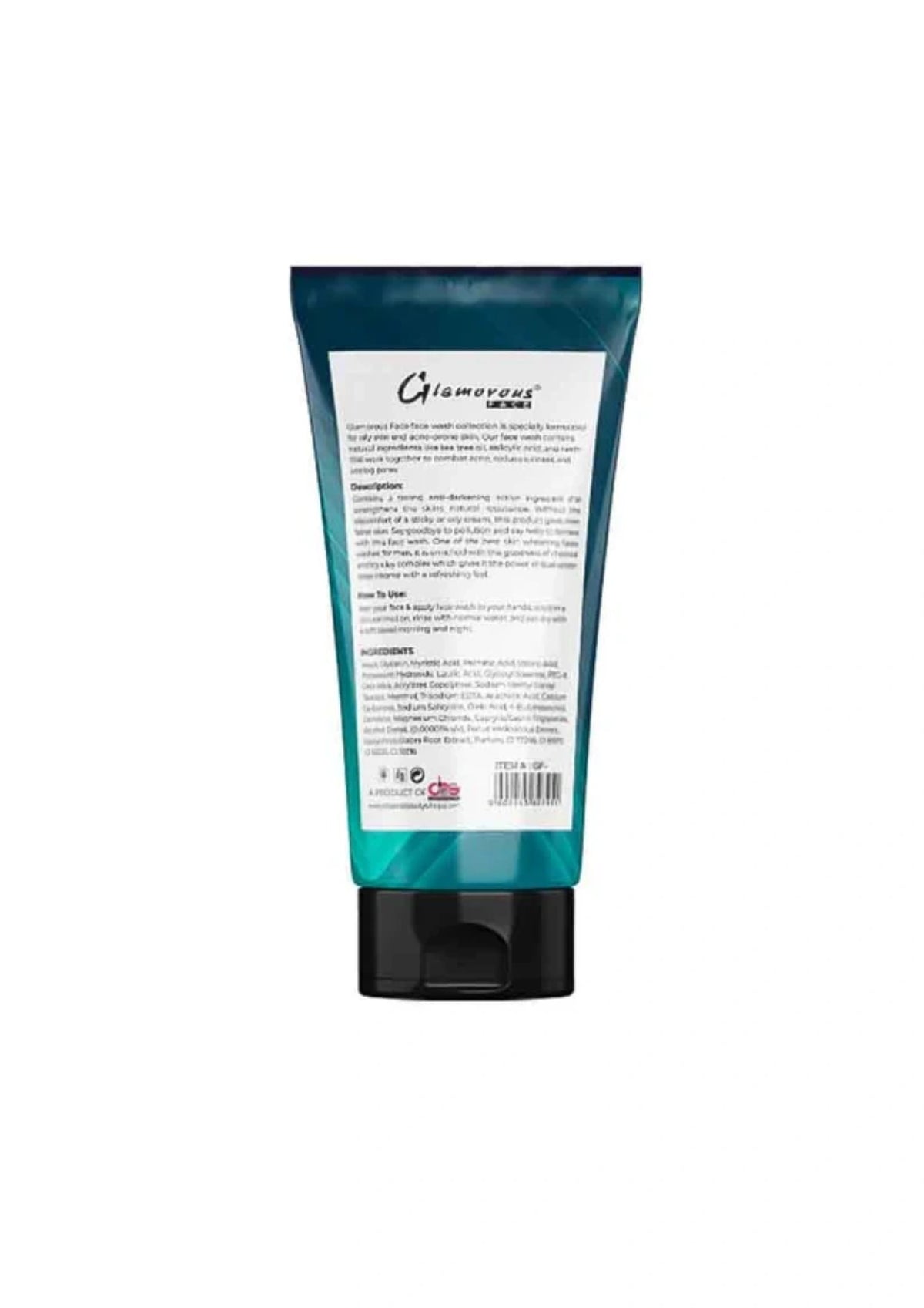 Glamorous Face Men Face Wash Turbo Boost Charcoal 3-in-1