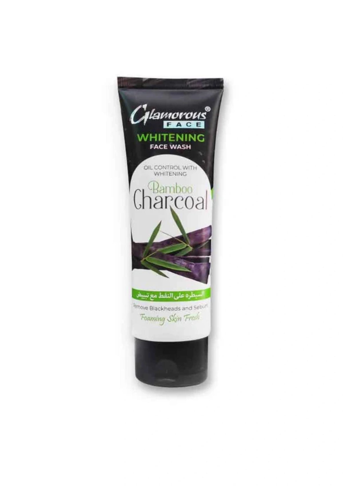 Glamorous Face Oil Control Whitening Bamboo Charcoal Face Wash 100gm