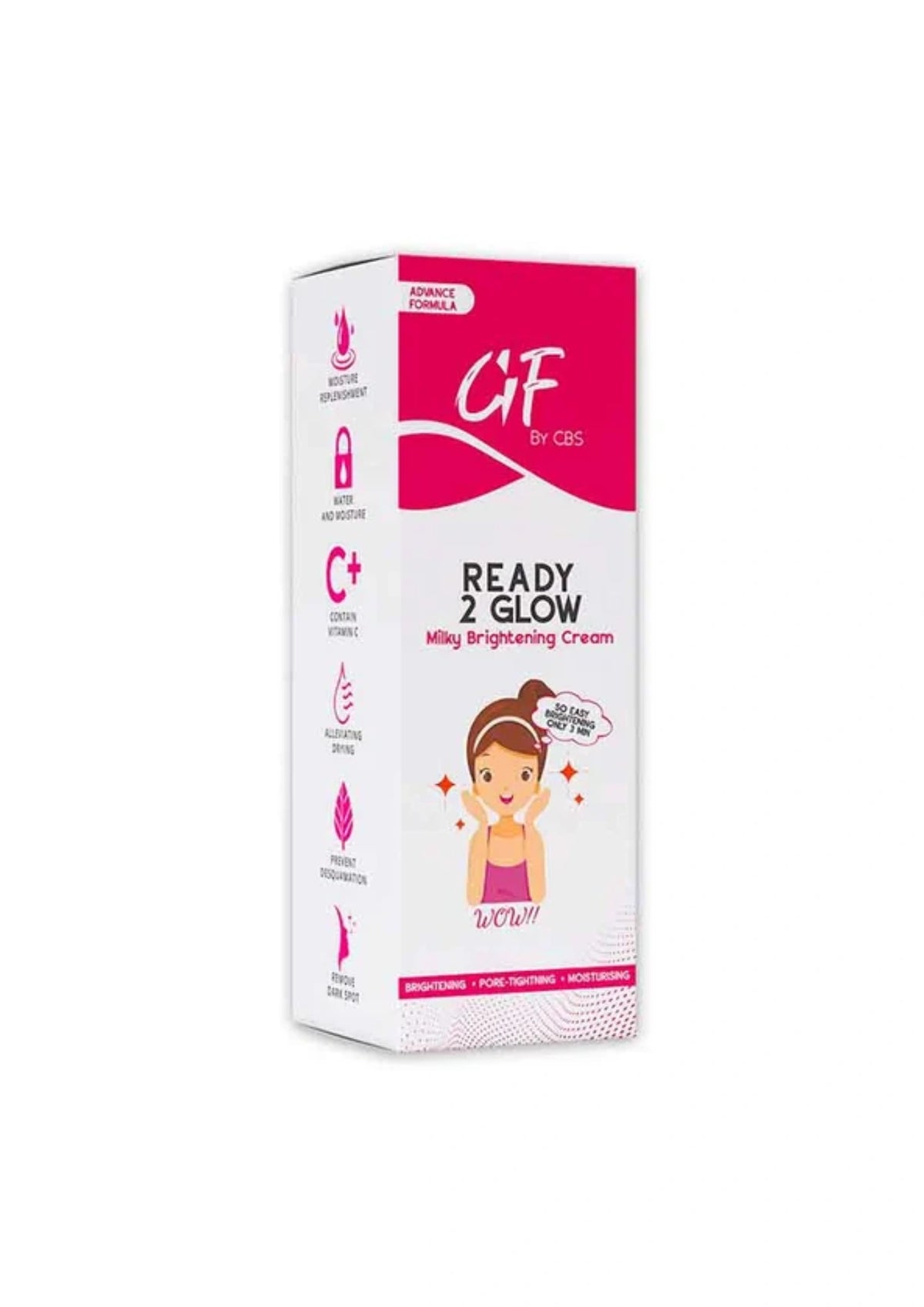Glamorous Face Ready to Glow Milky Brightening Cream