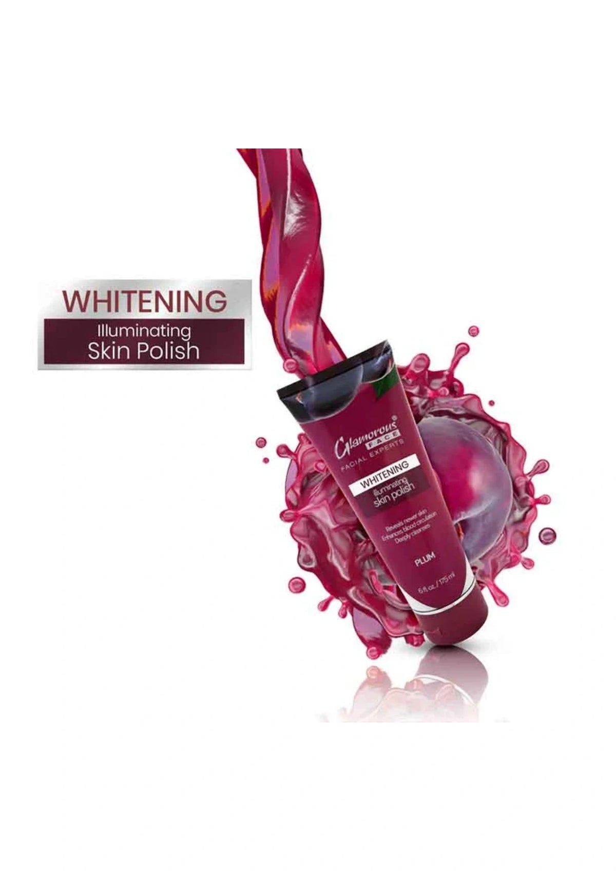 Glamorous Face Whitening Illuminating Skin Polish (TUBE 175ML)